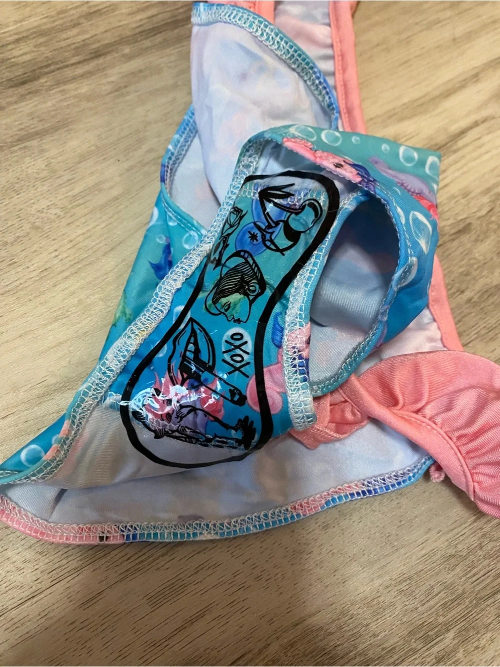 Dolls Kill x My Little Pony RARE aquatic soul mermaid sea ponies bikini- NWT